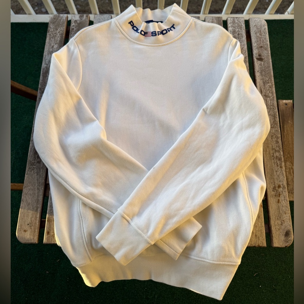 Polo sport mock neck